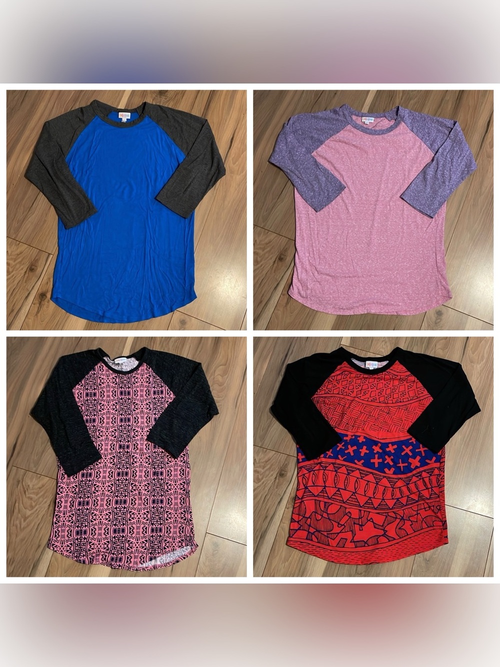 (4) LuLaRoe “Randy” Shirt Bundle